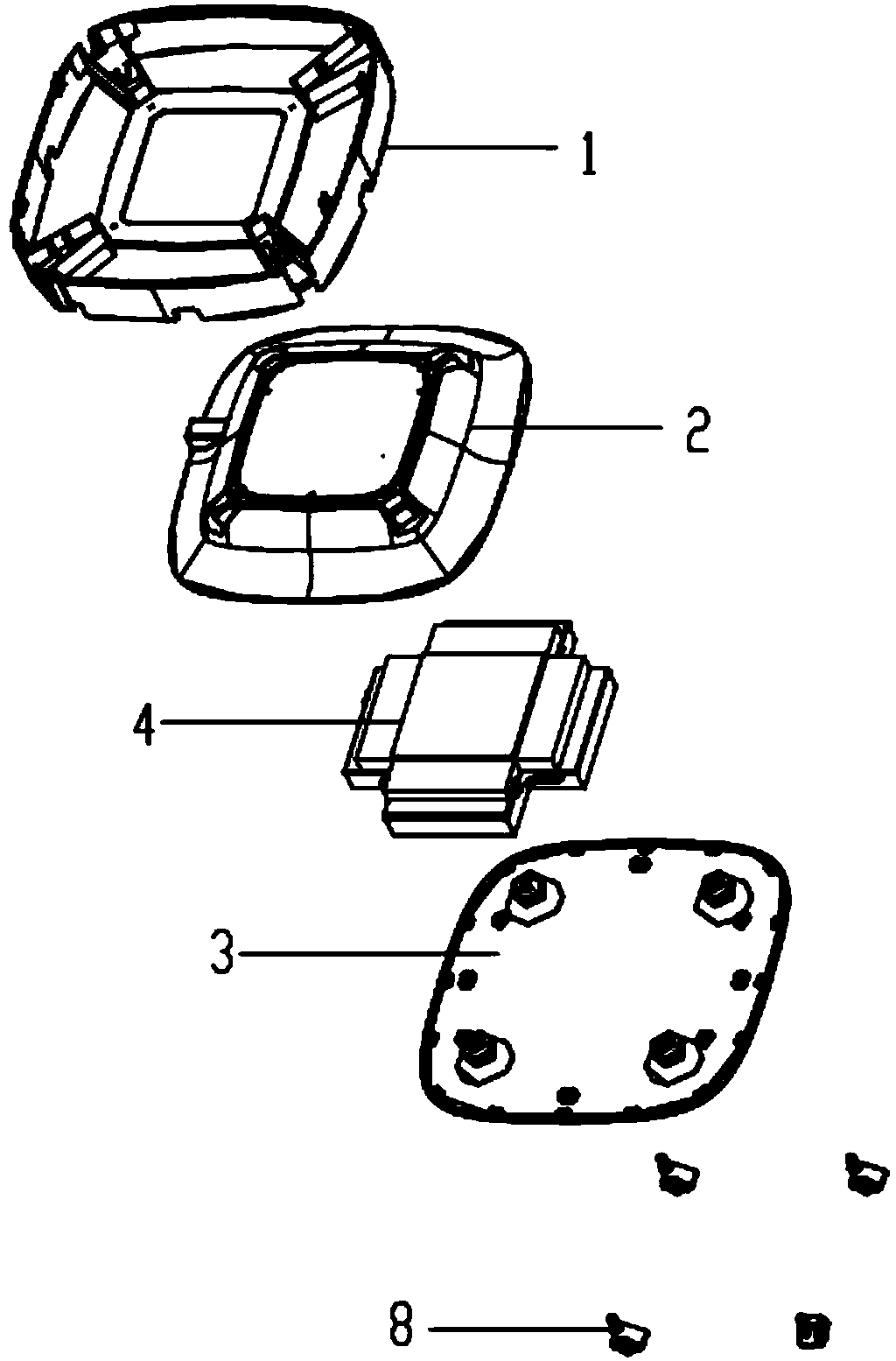 Air purifier and base component thereof