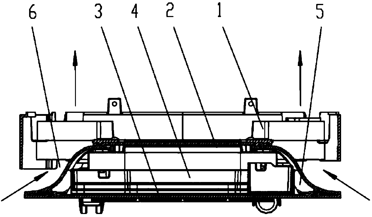 Air purifier and base component thereof