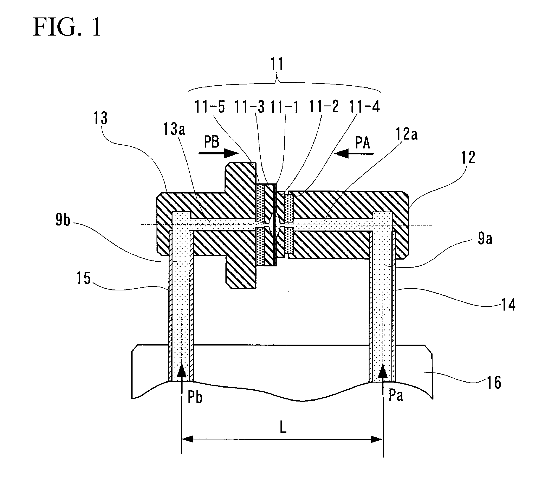 Differential pressure sensor