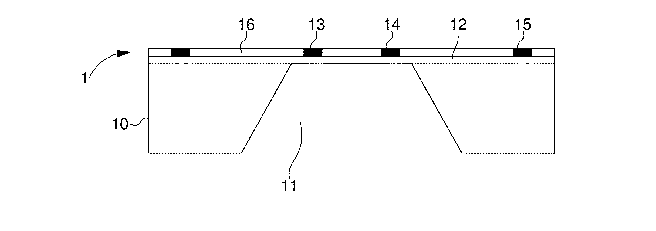 Gas sensor and method for determining a concentration of gas in a two-component mixture