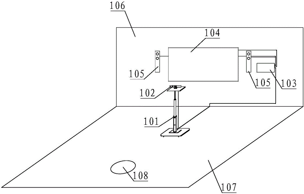 Traffic policeman gesture signal experience teaching system