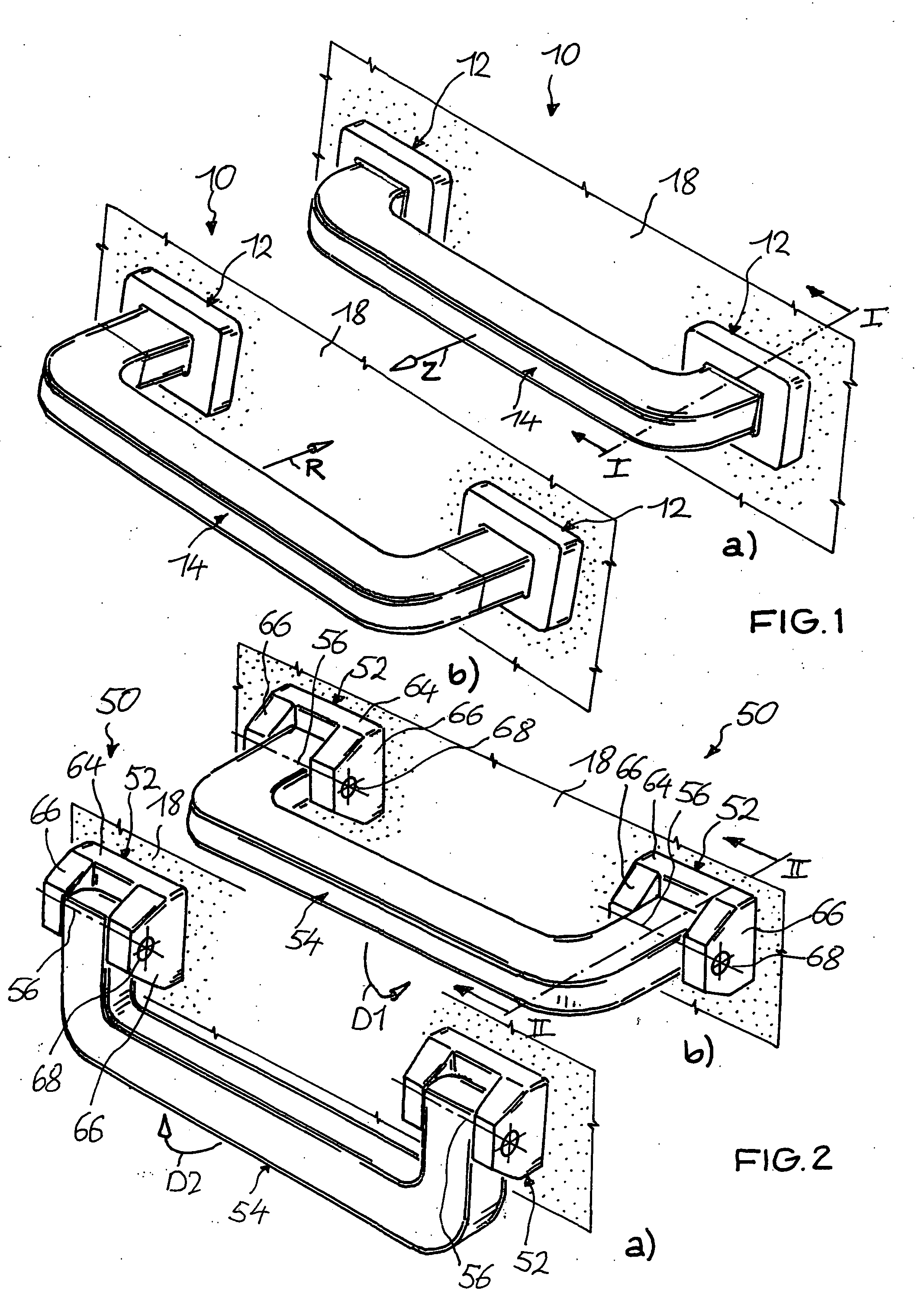 Component for vehicle interiors, in particular roof handle