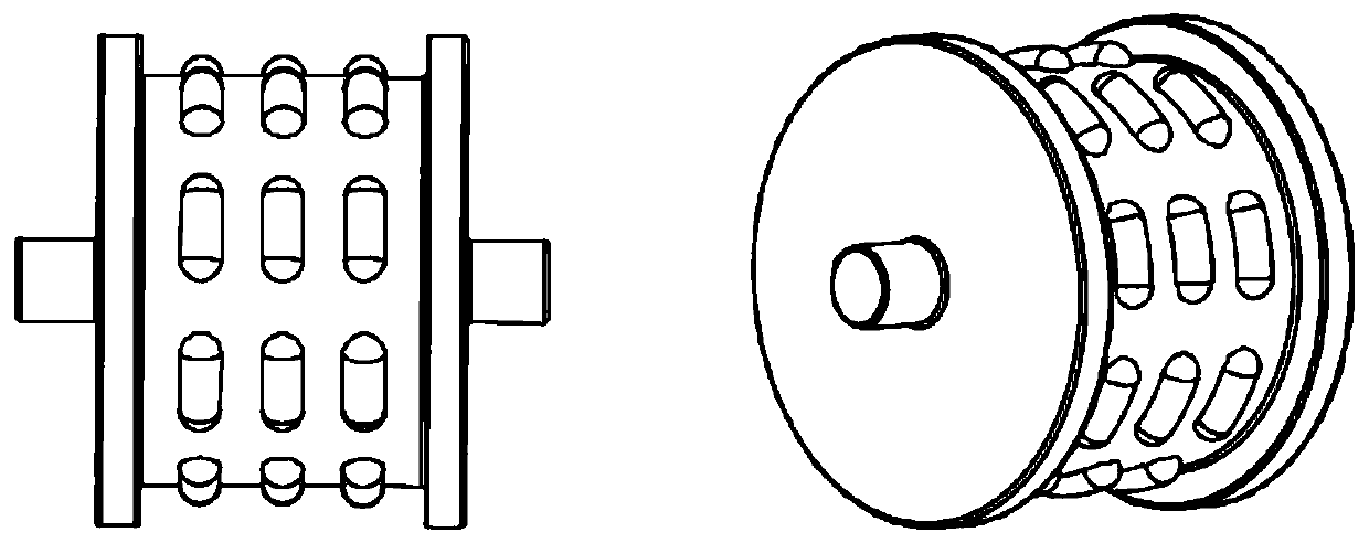 Wire arc additive manufacture (WAAM) synchronous ultrasonic hot rolling and quick cooling combined processing device and method