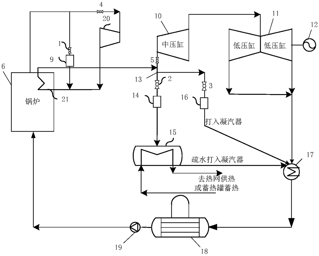 System for realizing three-state switching operation of thermoelectric unit