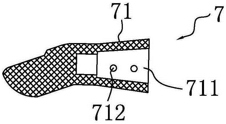 Connecting structure of middle phalanx and proximal phalanx of prosthetic finger