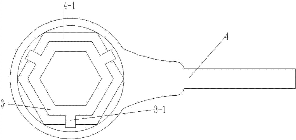 Multifunctional detachable spanner