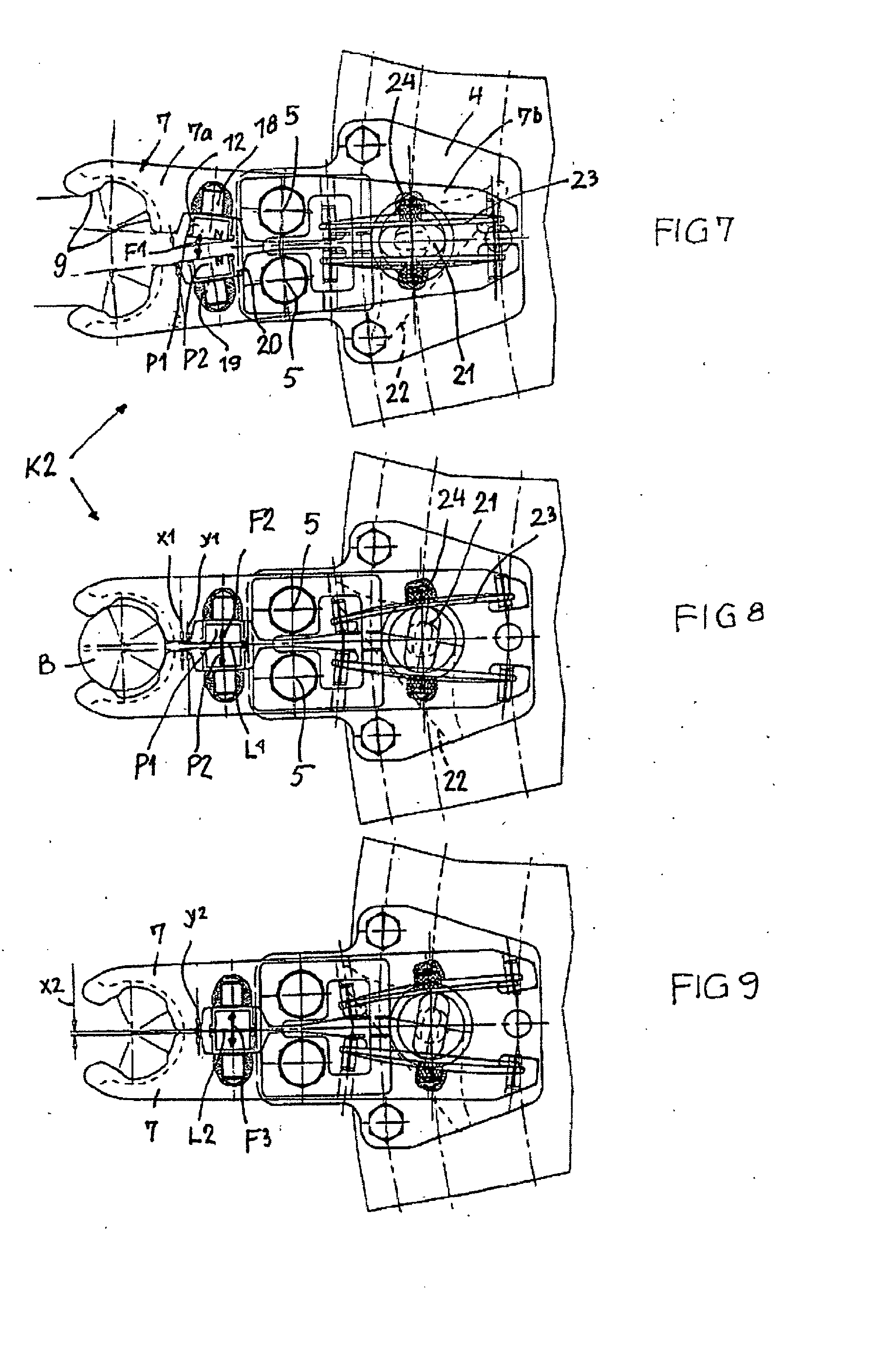 Claw for a Container Transporting System