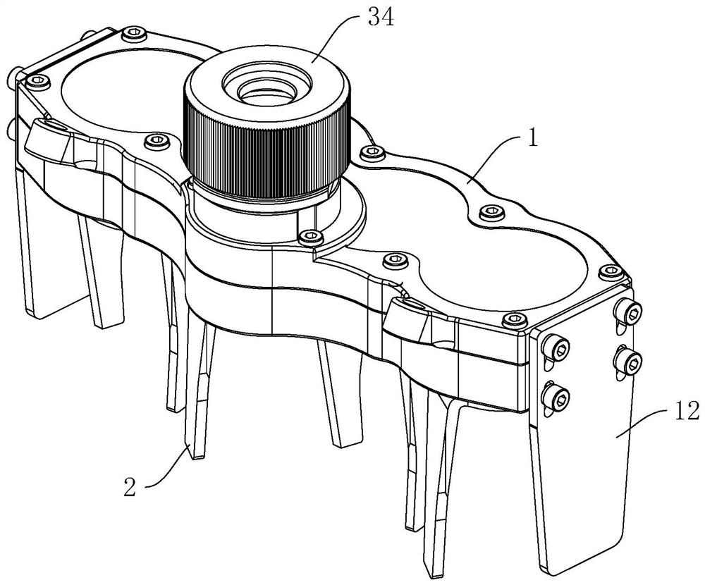 Cutting mechanism for weeder