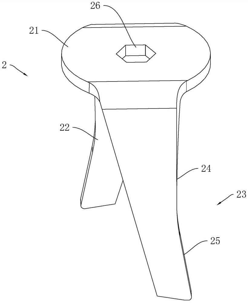 Cutting mechanism for weeder