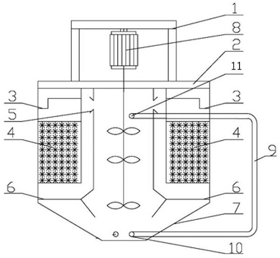 Hospital sewage treatment system and method