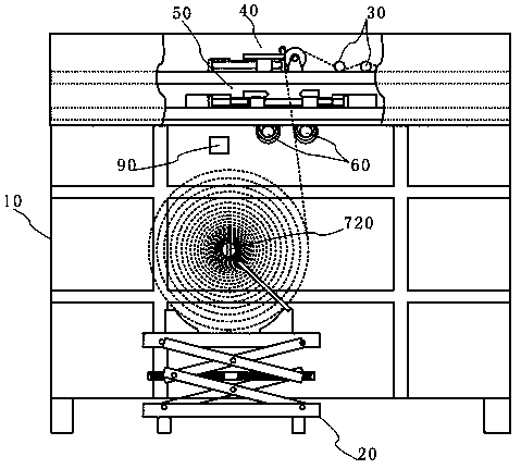 Automatic counting winding and cutting machine and braid winding and cutting method