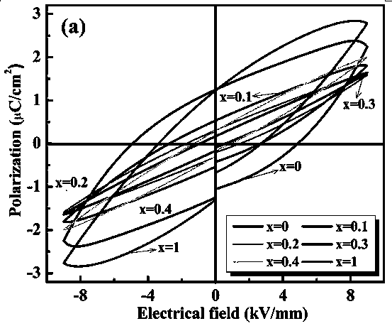 Novel fe-doped srbi  <sub>2</sub> nb  <sub>2</sub> o  <sub>9</sub> Multiferroic ceramic material with Oliveris structure and preparation method thereof