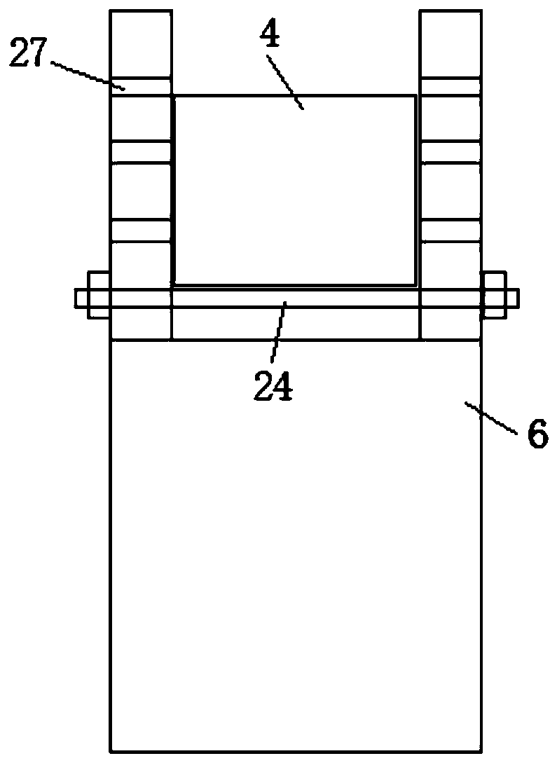 Double-lever stretching creep device with continuously adjustable load and test method thereof