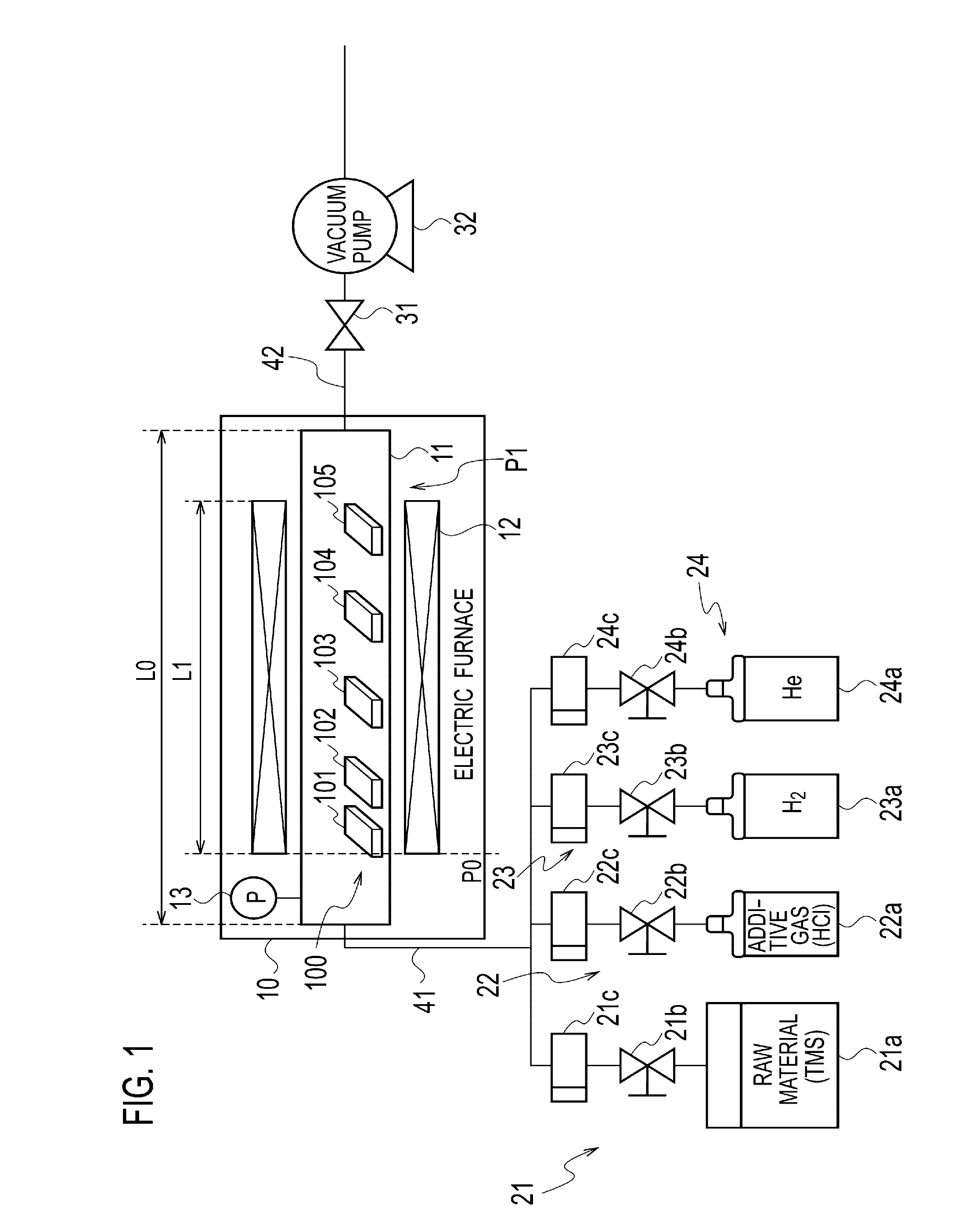 Heat-resistant composite material production method and production device