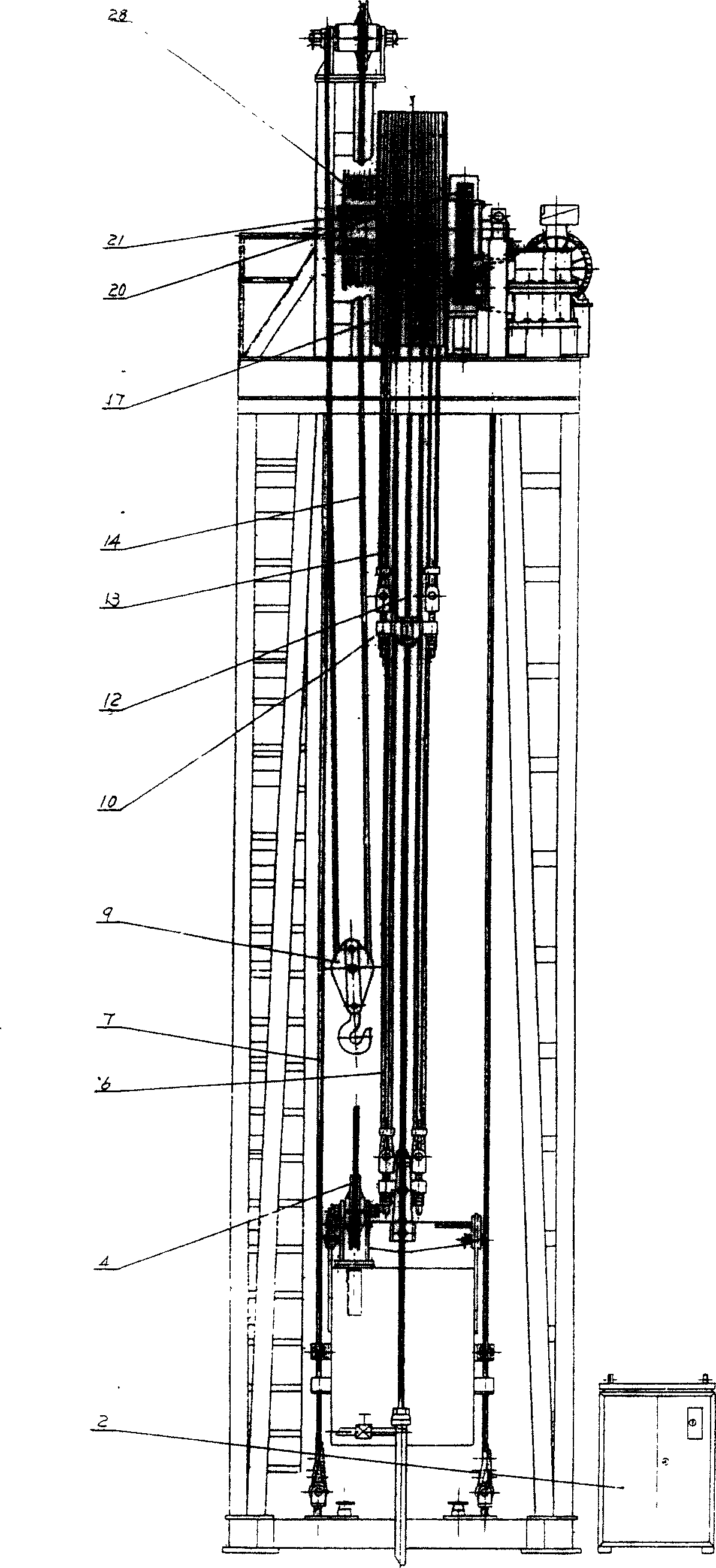 Oil-pumping workover rig