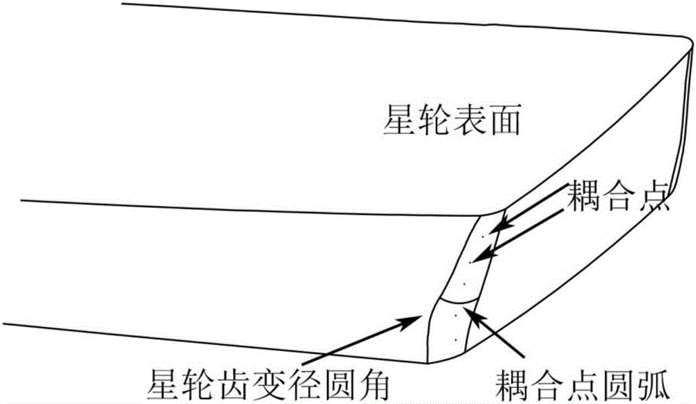 Profile coupling design method for tooth angle of star wheel and groove bottom angle of screw rod