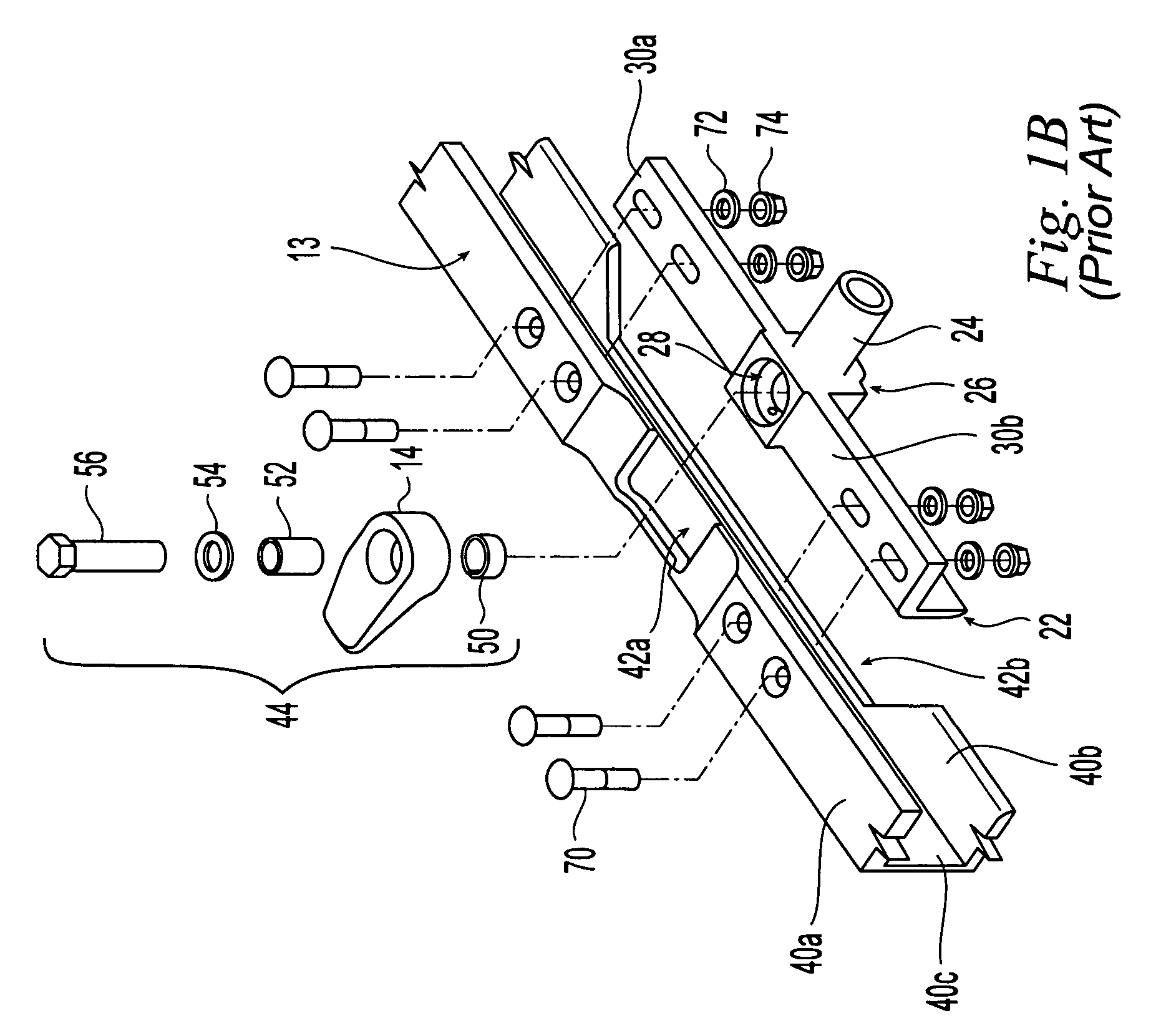 Air cargo vertical restraint assembly