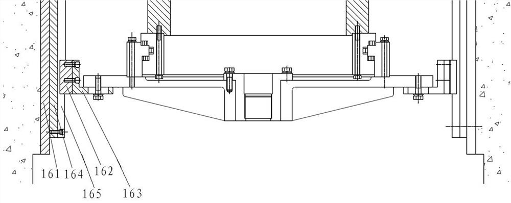 Comprehensive performance test and debugging test device and test method of rotary drilling rig