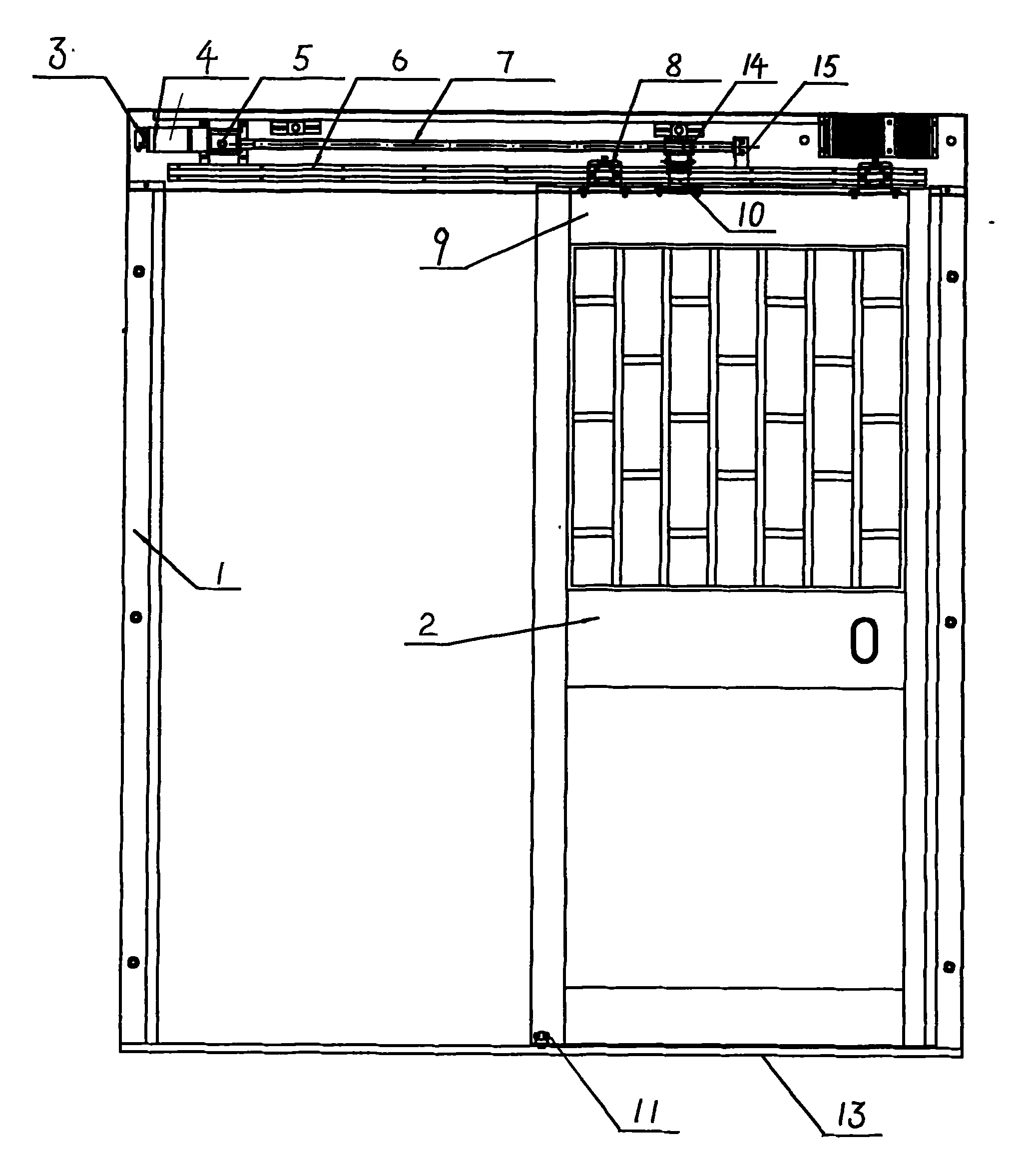 Intelligent prison cell door