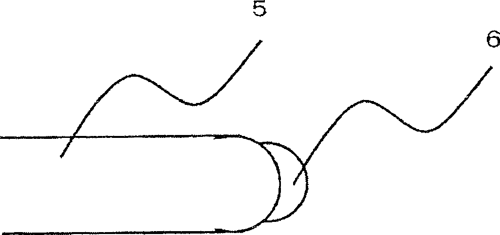 An optical connector and a connection structure of optical fibers