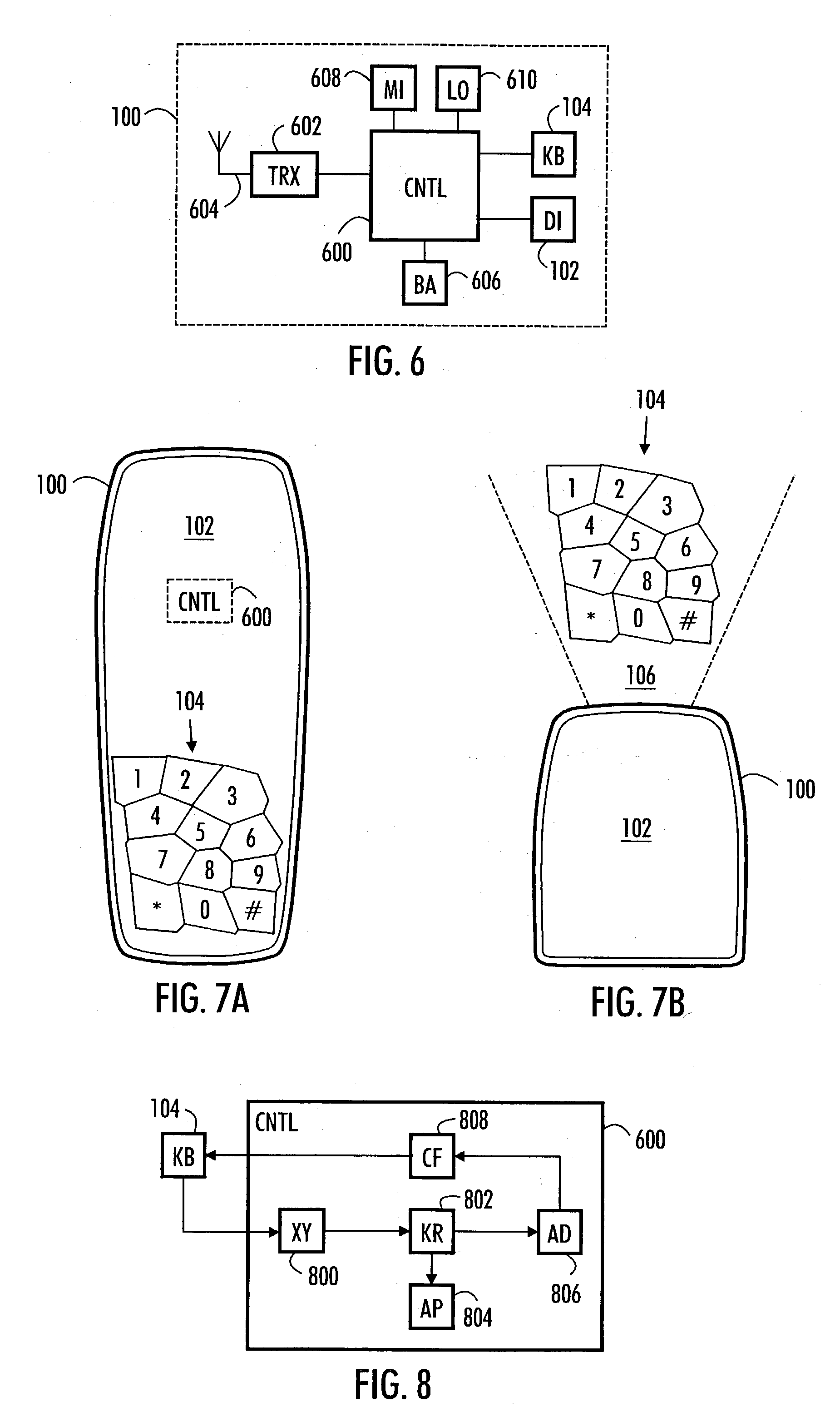 Electronic device and method for managing its keyboard