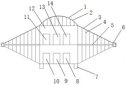 Information collecting and monitoring device capable of staying in air for long time