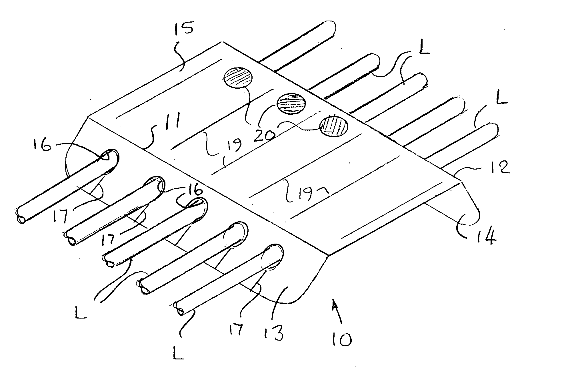 Intravenous line holder