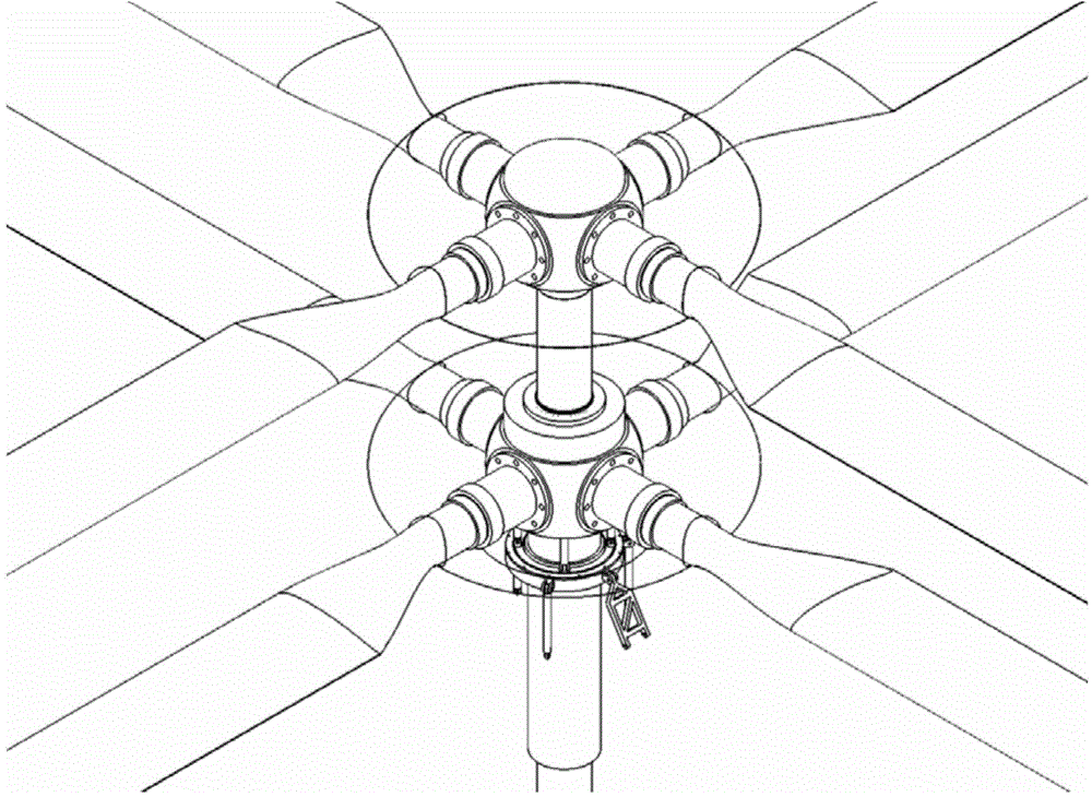 Rotor wing control mechanism for coaxial helicopter