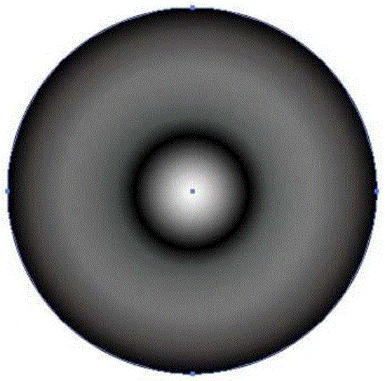 Manufacturing method for hot-stamped and transferred film with Fresnel lens visual effect