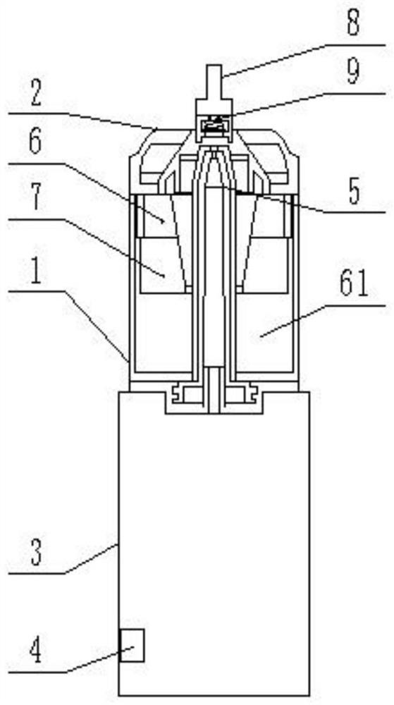 Temperature-adjustable nasal cavity flushing device