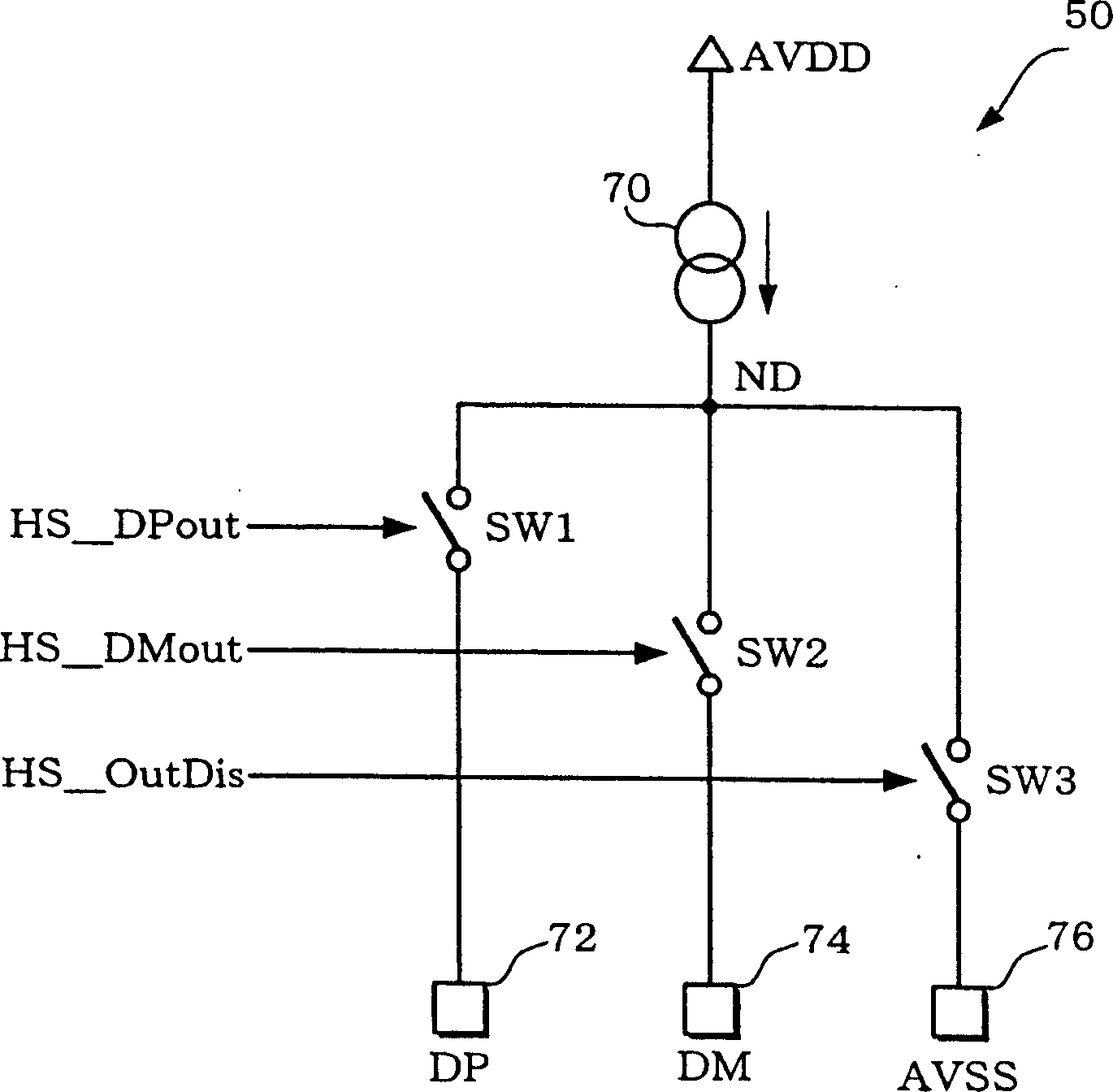 Transmitting circuit and data transmission controller and electronic machine