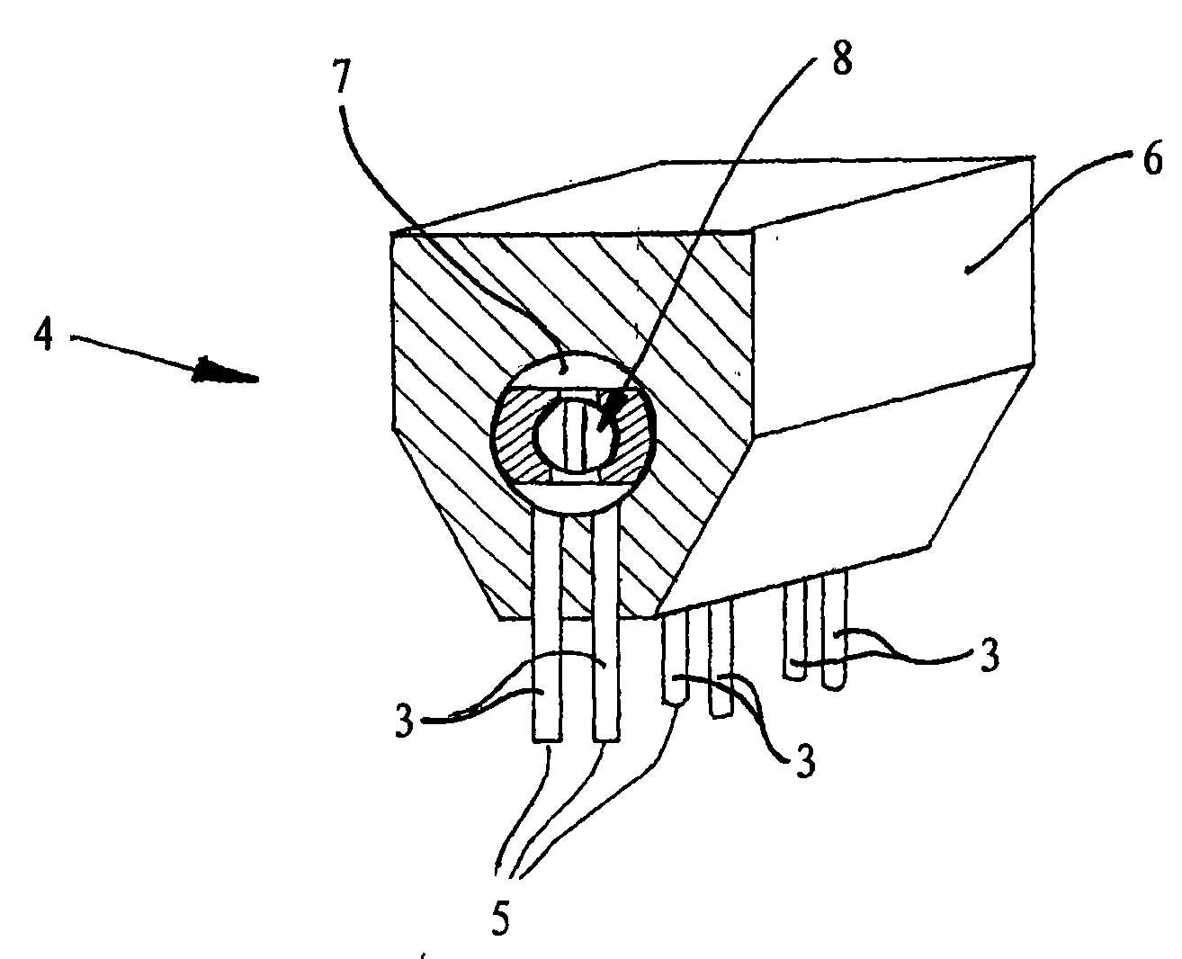 Method for producing raised structures on surface of pencil