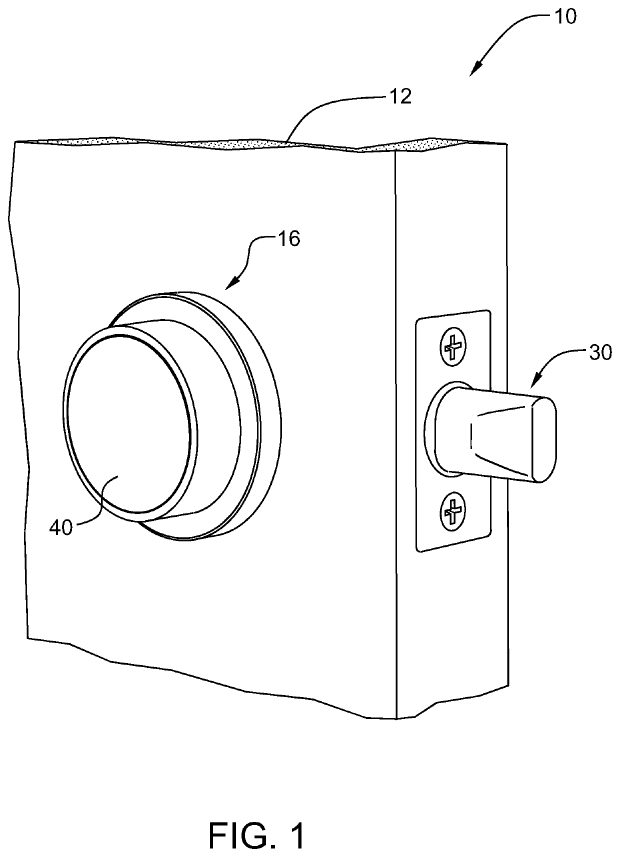 Intelligent door lock system for use with a door assembly