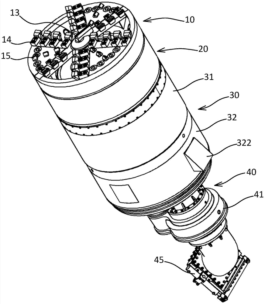 Earth pressure balance pipe jacking machine