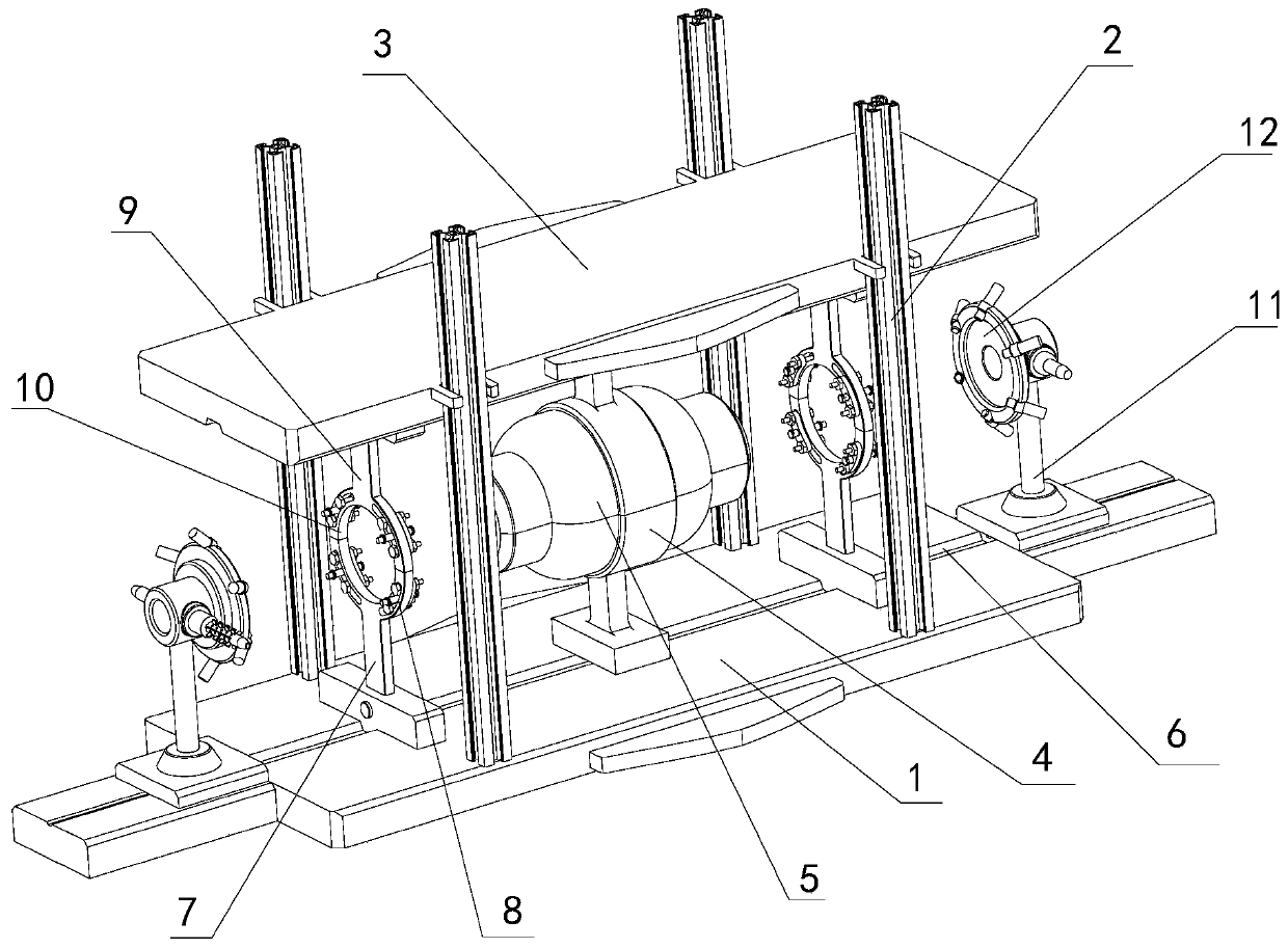 Automobile rear axle disassembling device