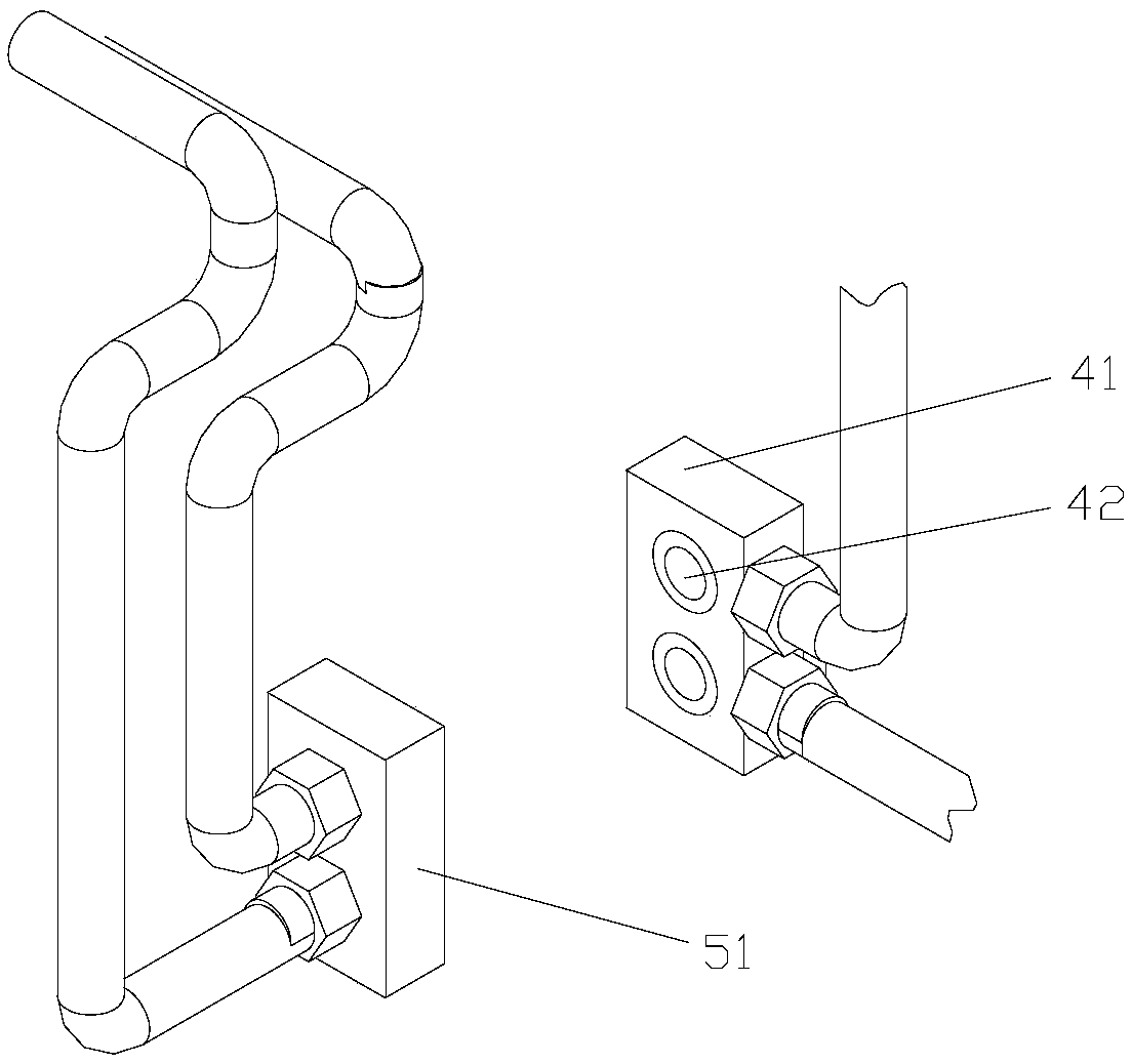 Rapid mold changing structure of foaming molding apparatus