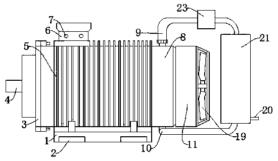 A Cooling Rare Earth Permanent Magnet Motor