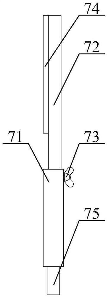 Welding device for post-cast strip closing-up net construction