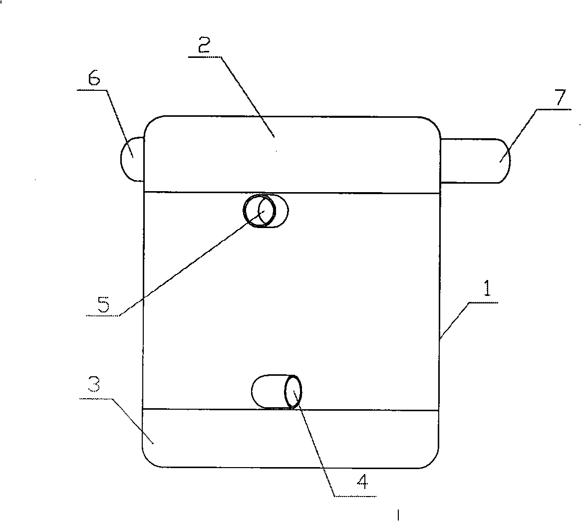 Ring shell and tube type heat exchanger possessing commutation function