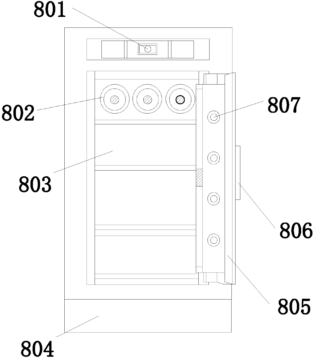 Anti-theft transporting device applied to finance