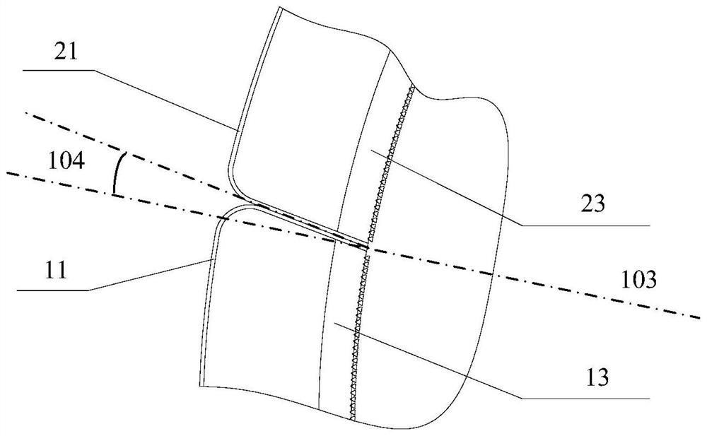 Fan-shaped cylinder assembly of reforming reactor