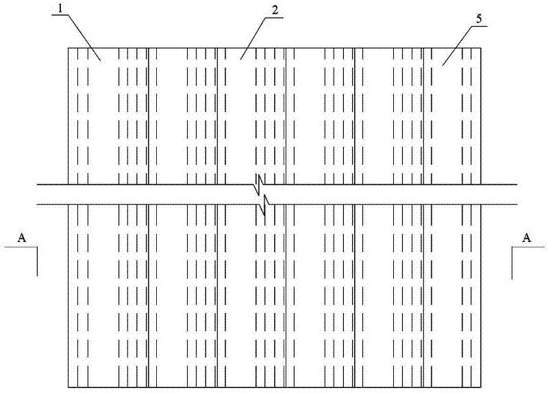 Assembly type hollow slab bridge adopting bracket to replace ribbet to transmit force