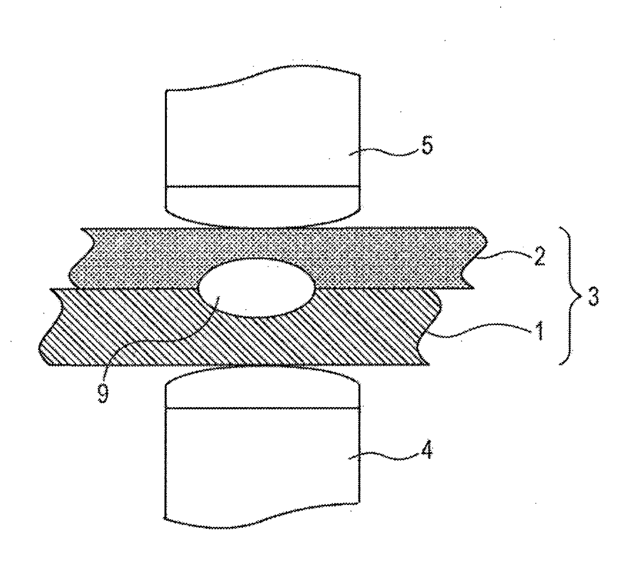 Resistance spot welding device