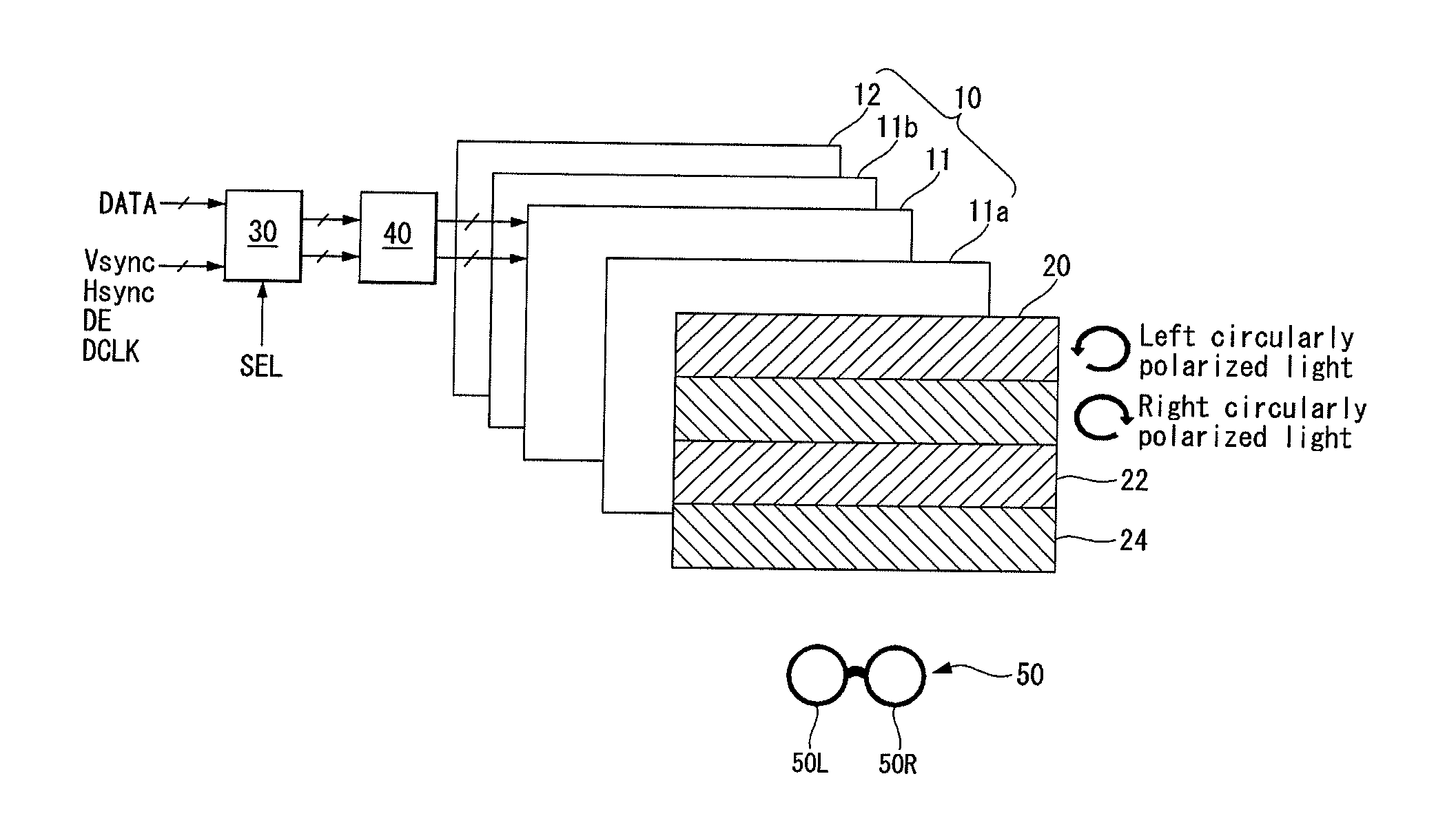 Stereoscopic image display