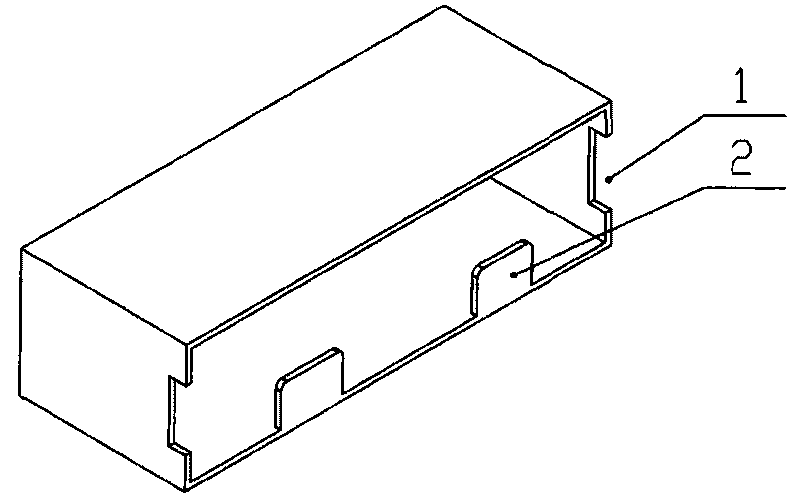 Avoidance pot mouth with tin retaining plate internally