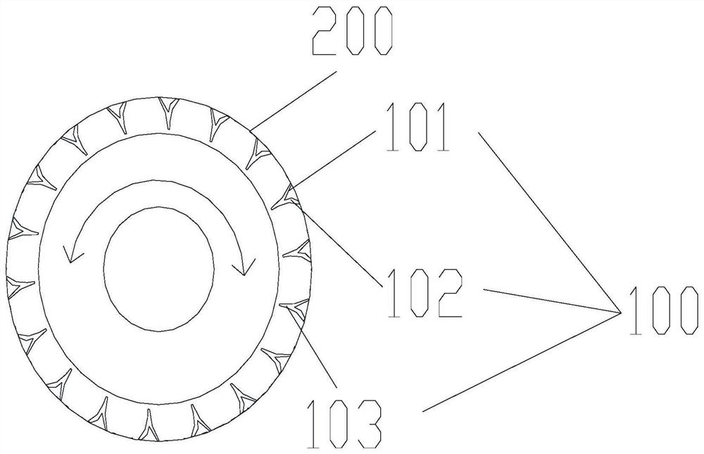 Cross-flow fan blade assembly, air conditioner and control method and control device of air conditioner