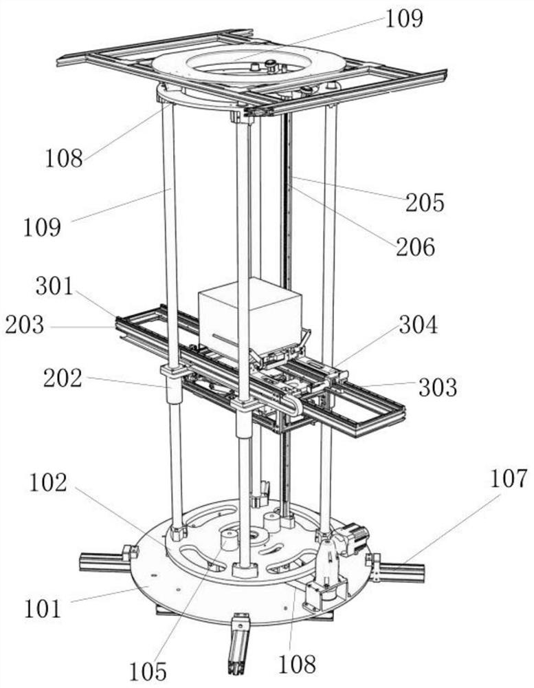 A pick-up and delivery express cabinet with drones and unmanned vehicles