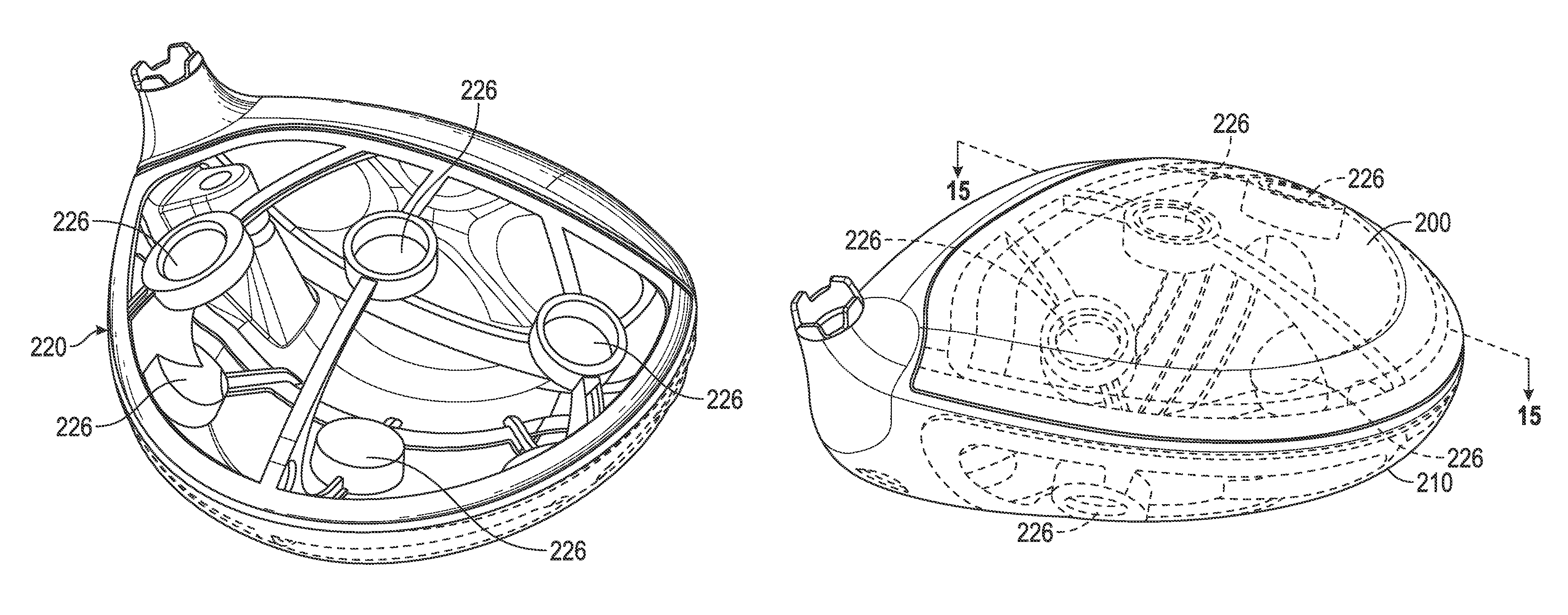 CG height adjustability by conformal weighting