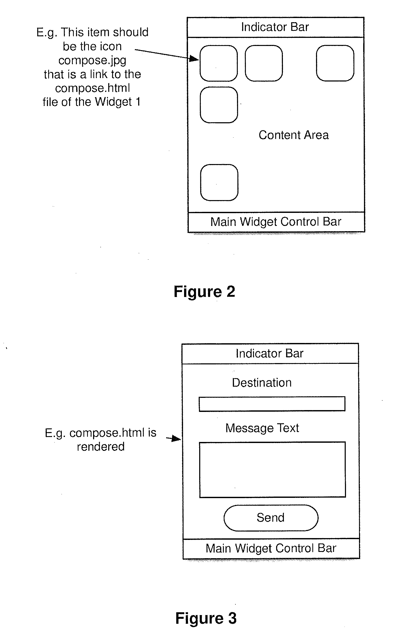 Method for managing widgets in an electronic device to improve the user experience of the device