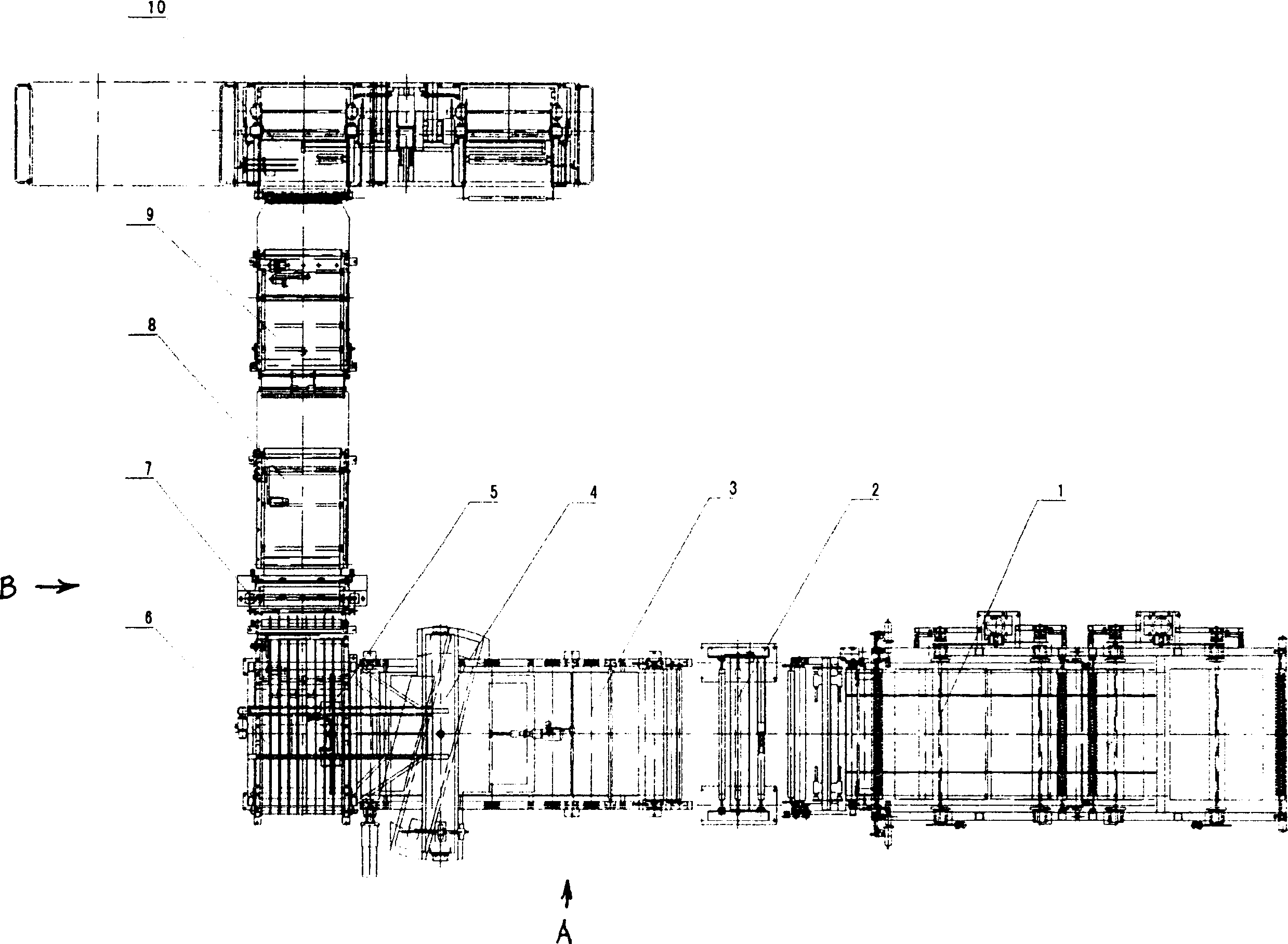 Automatic machine for cutting and jointing cord fabric of radial plytyre